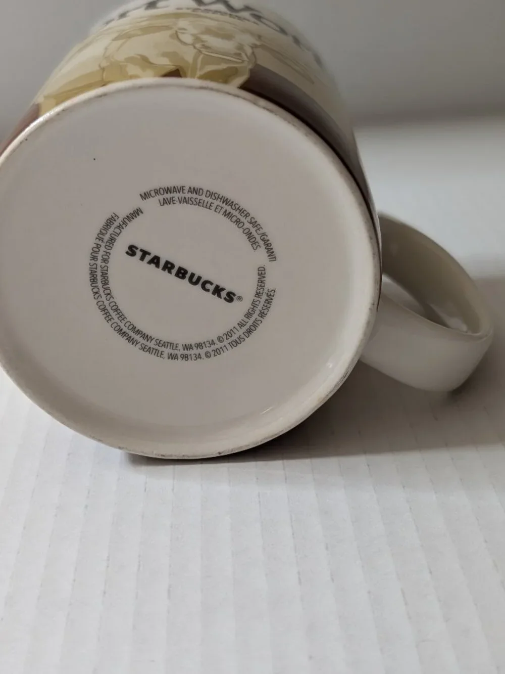 Starbucks FORT WORTH Texas Longhorn Global Icon Collector Series 16oz Coffee Mug